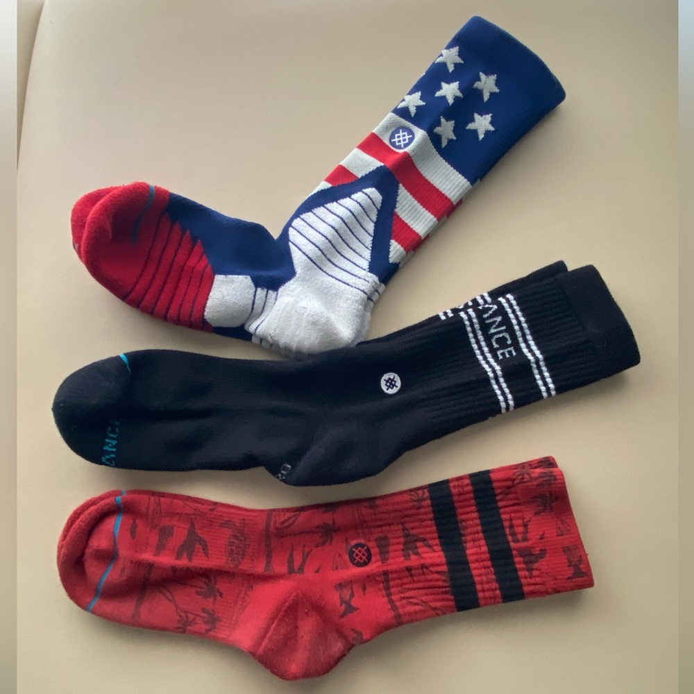 Stance socks- 3 pairs